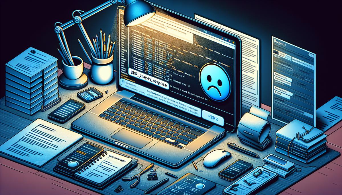 Comprendre et résoudre l'erreur 'Err_empty_response'